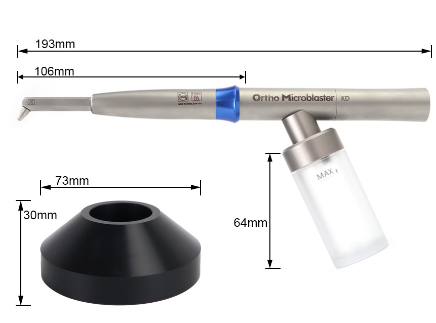 Dental Intraoral Aluminum Oxide Micro Sandblaster (Compatible KAVO Coupling)